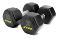 Hex Rubber Coated Dumbbells R9093