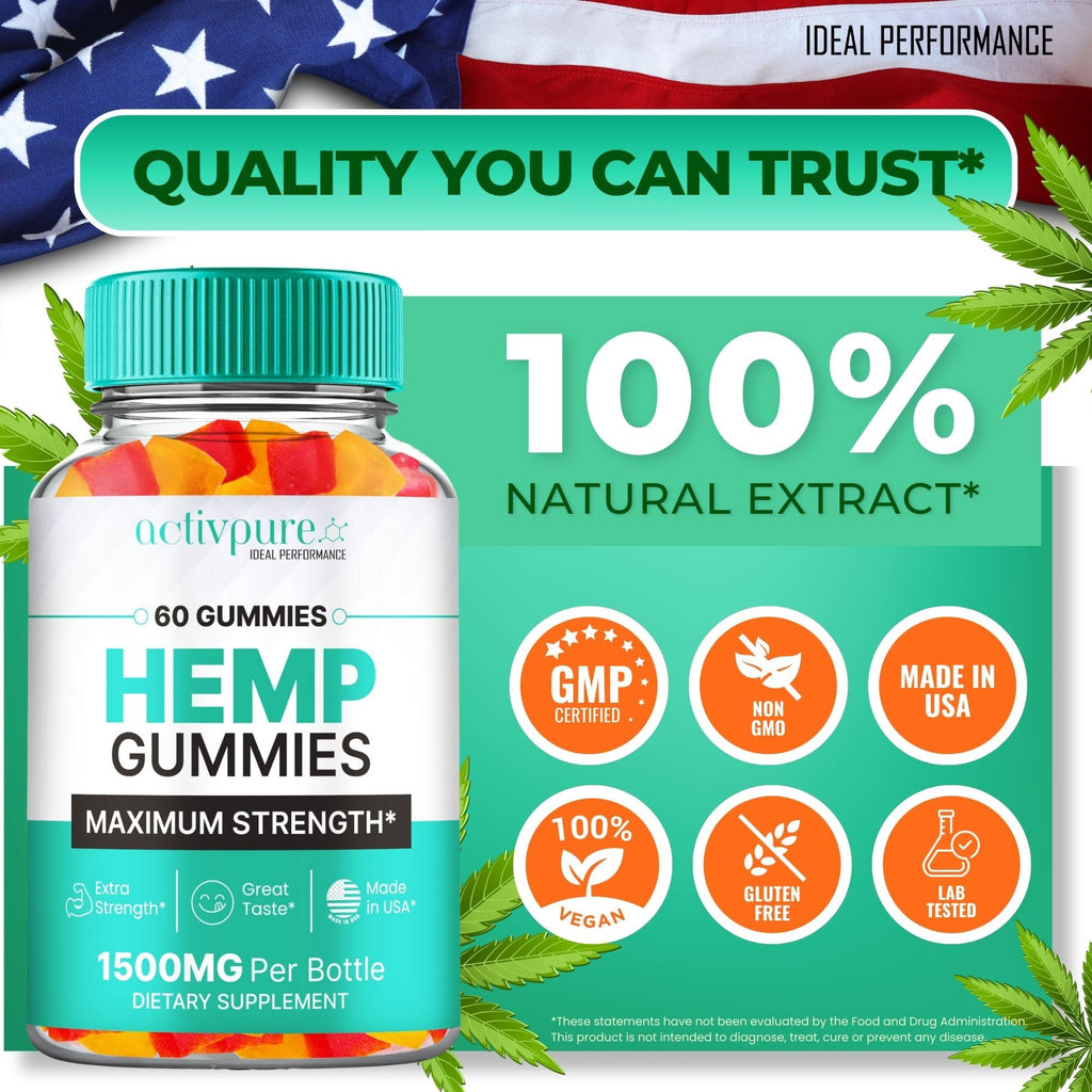Hemp Gummies 60 Gummies A75664