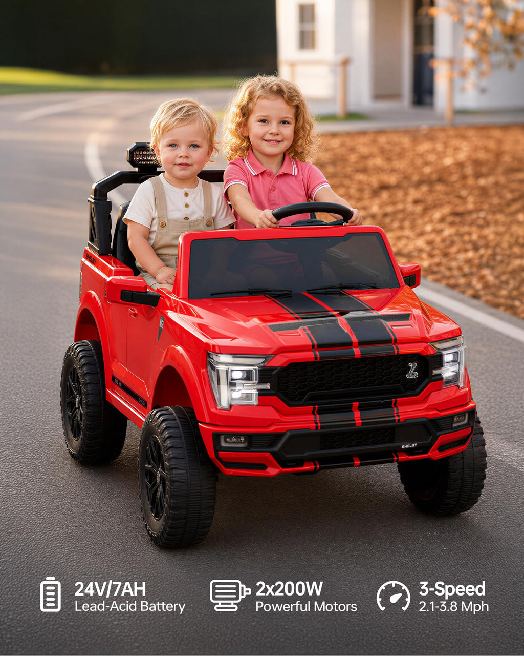 24V 2 Seater Ride on Toy Electric Car G1269