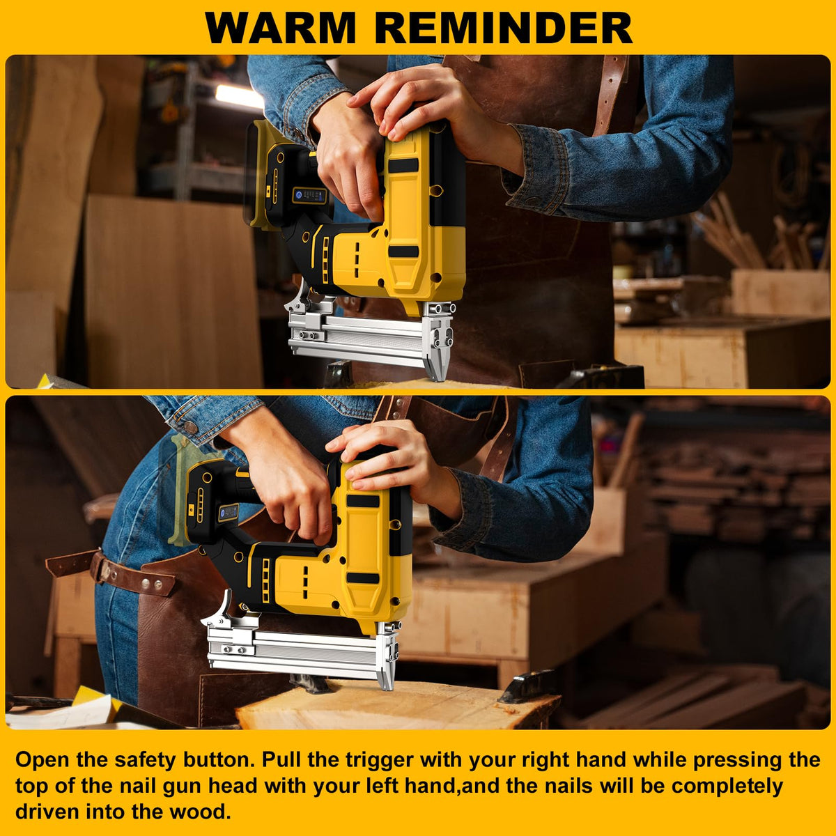 18 Gauge Cordless Brad Nailer with 1000 Nails O7106