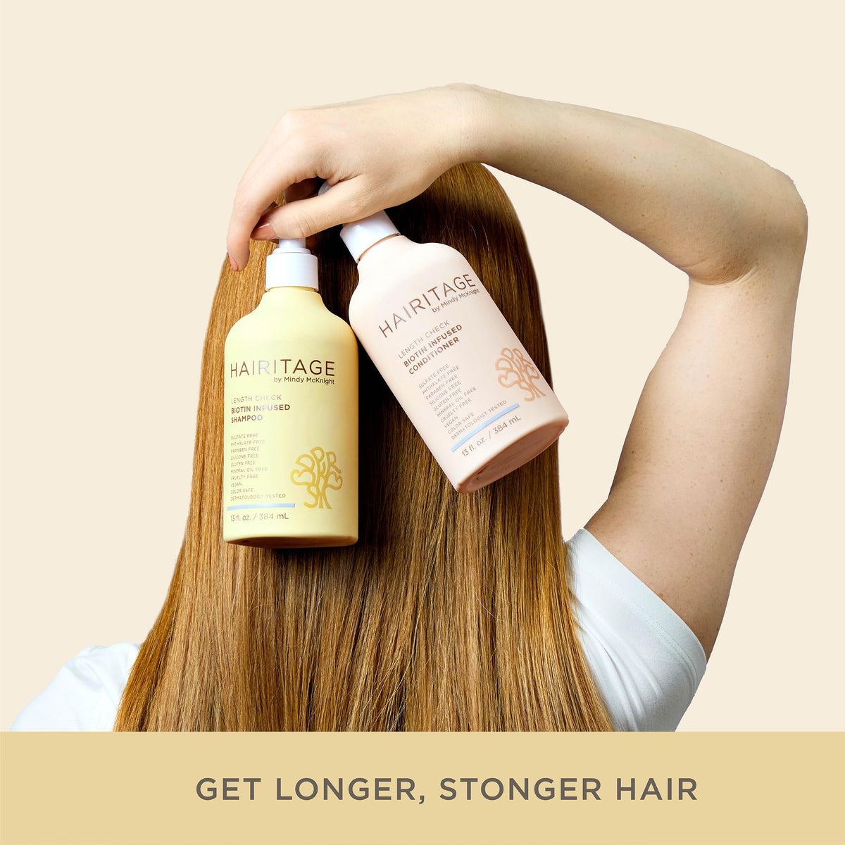 Biotin Castor Oil Shampoo & Conditioner, Eye Stick + Shea Butter Lip Balm D705726