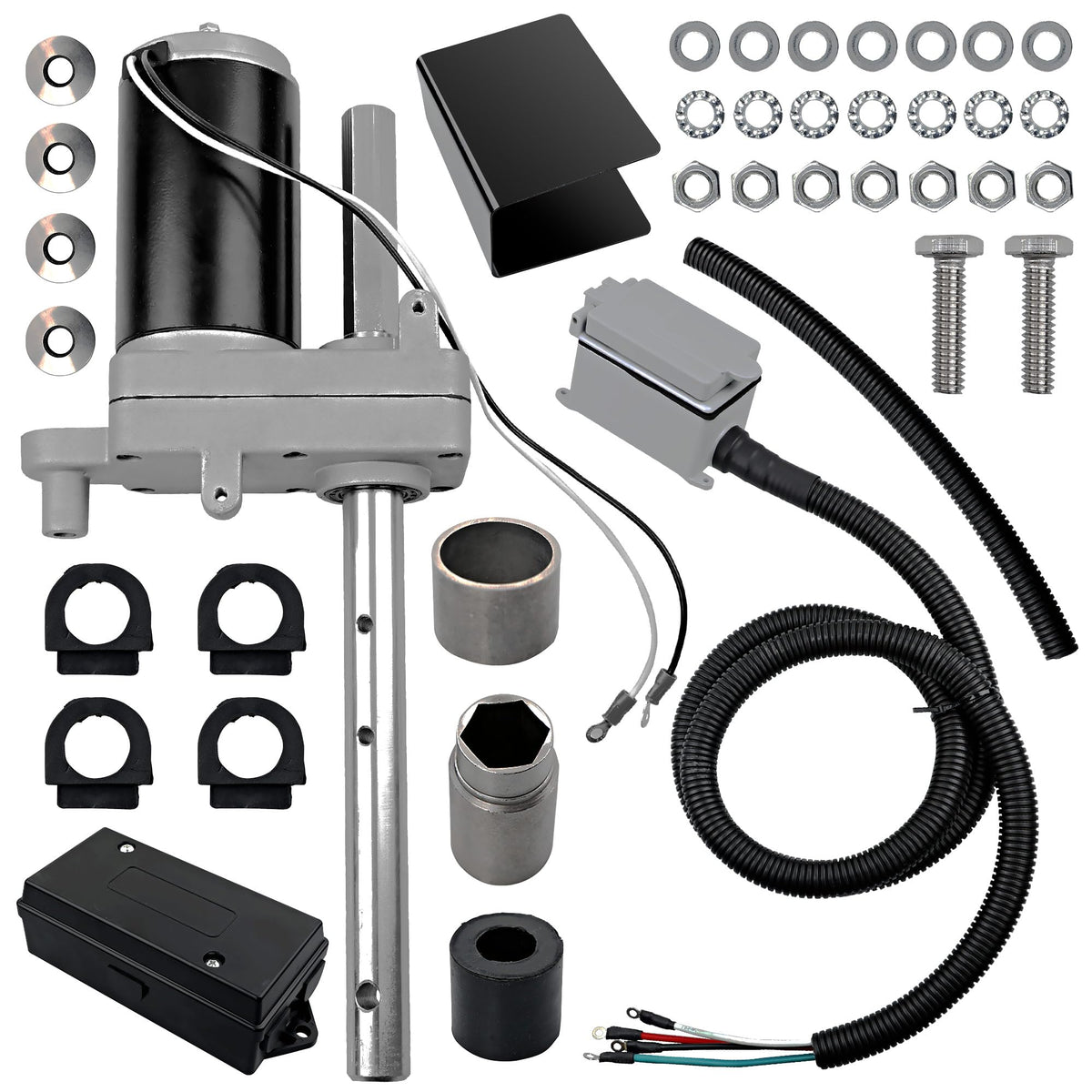 Electric Powered Trailer Jack Kit 12,000 lbs 12V M814002