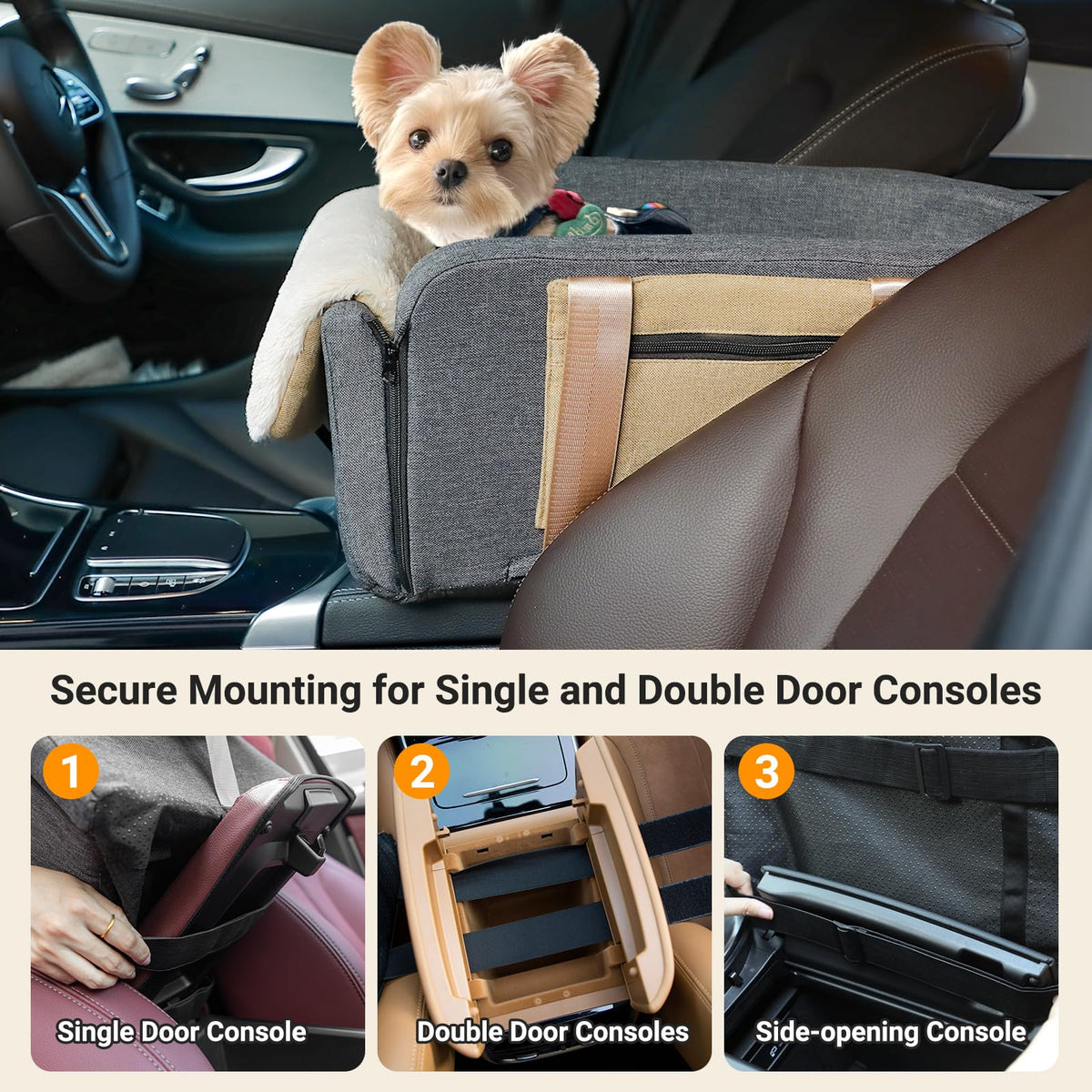Center Console Dog Car Seat to 18lbs R216739