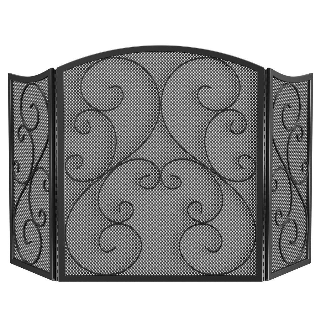 Wrought Iron Fireplace Screen 48×30 Inch K6618
