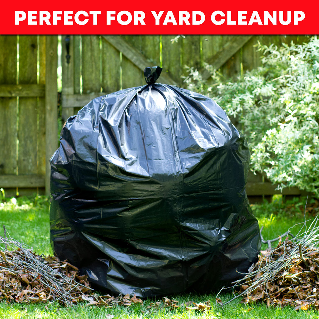 55 Gallon Heavy Duty Black Trash Bags 50 Count N784